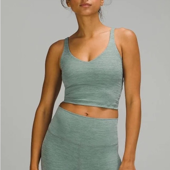 lululemon athletica Tops - Lululemon Heathered Tidewater Teal Align Tank
